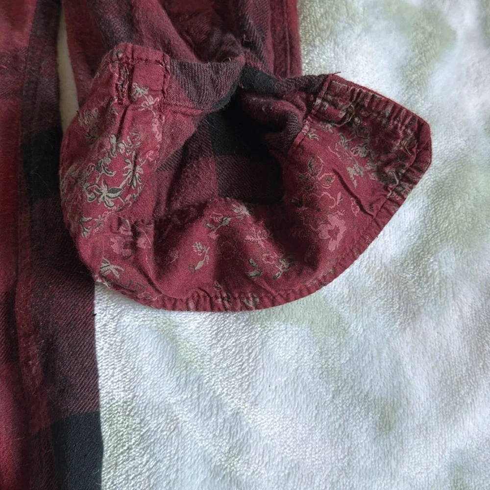 Sonoma Red and Black Button Down Shirt - Picture 2 of 5